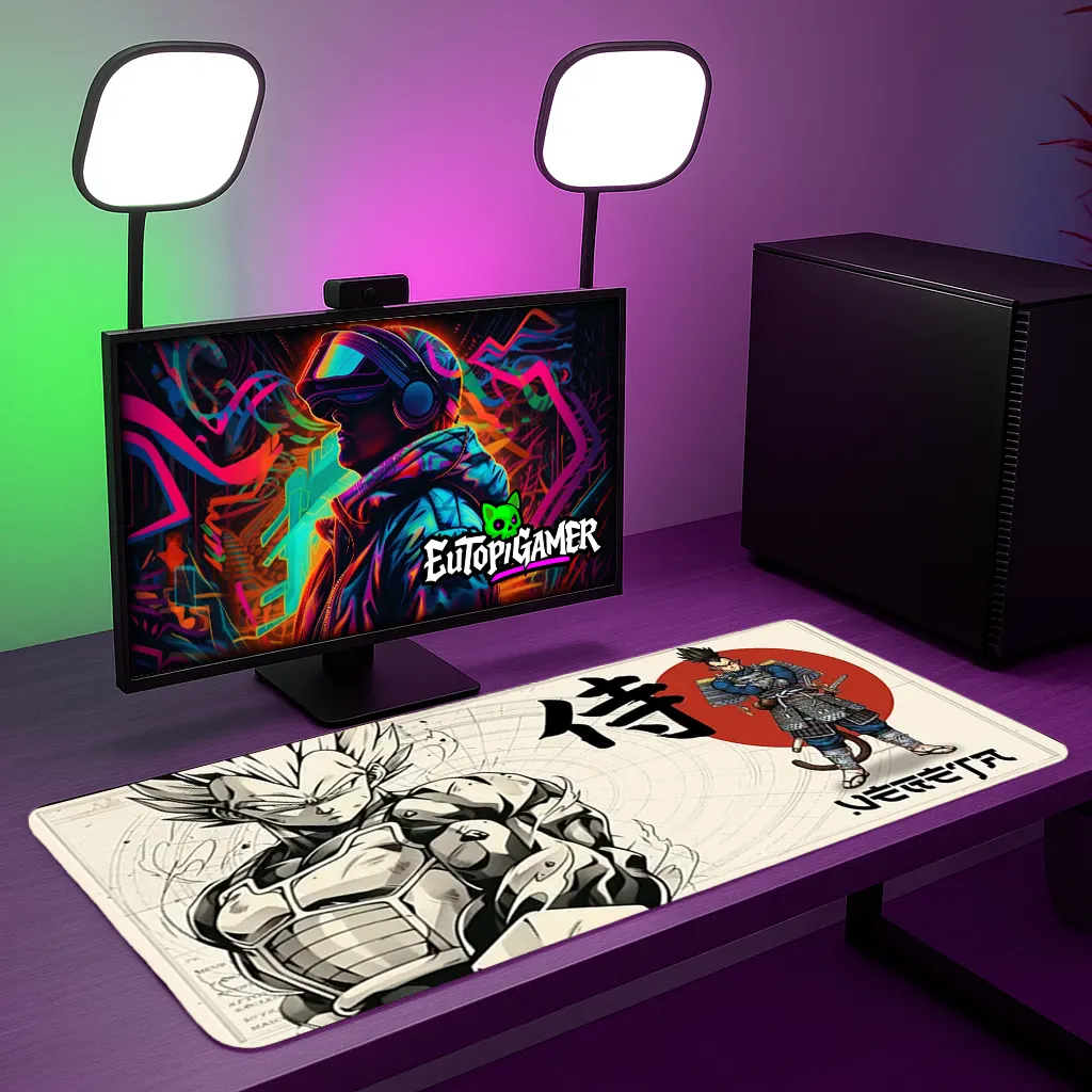 Mouse pad de Vegeta Samurai